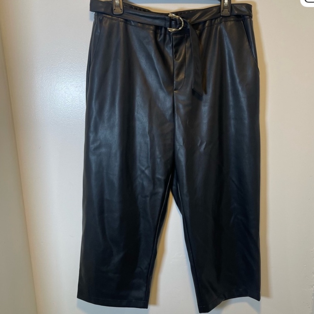 Marc New York Faux Leather trousers